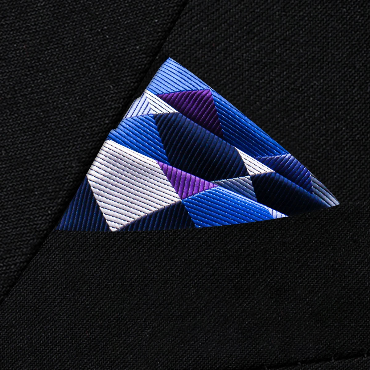 Herren Einstecktuch – Neues Design Jacquard Gewebtes Taschentuch, Braunes Anzug Accessoire für Hochzeit, Party & Formelle Anlässe