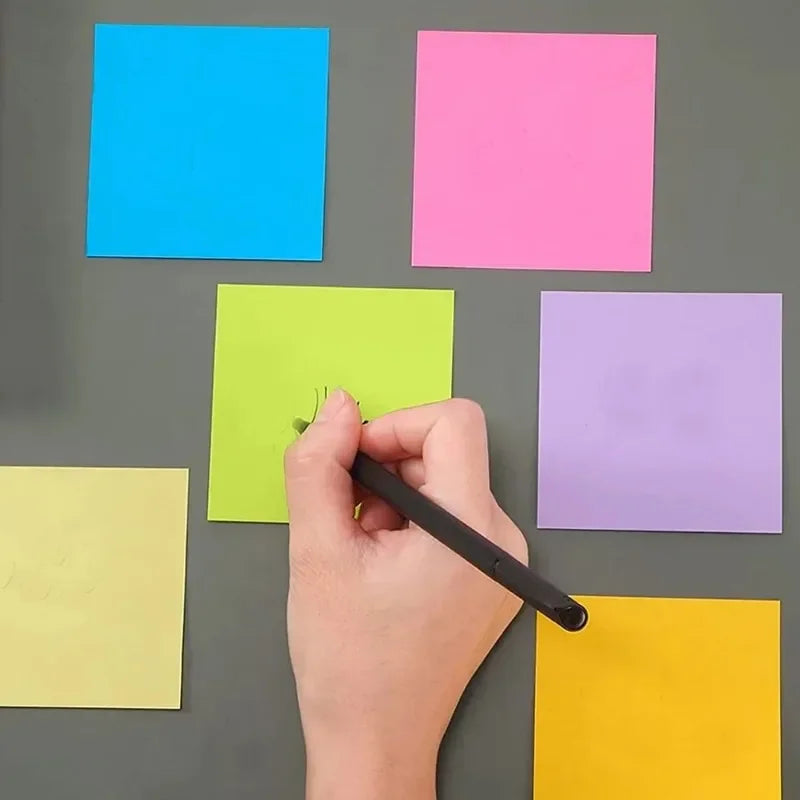 400 Seiten Sticky Notes – 8-Farbige Haftnotizen | Planer Sticker & Notizblöcke für Schule und Bürobedarf Kaufschwan®