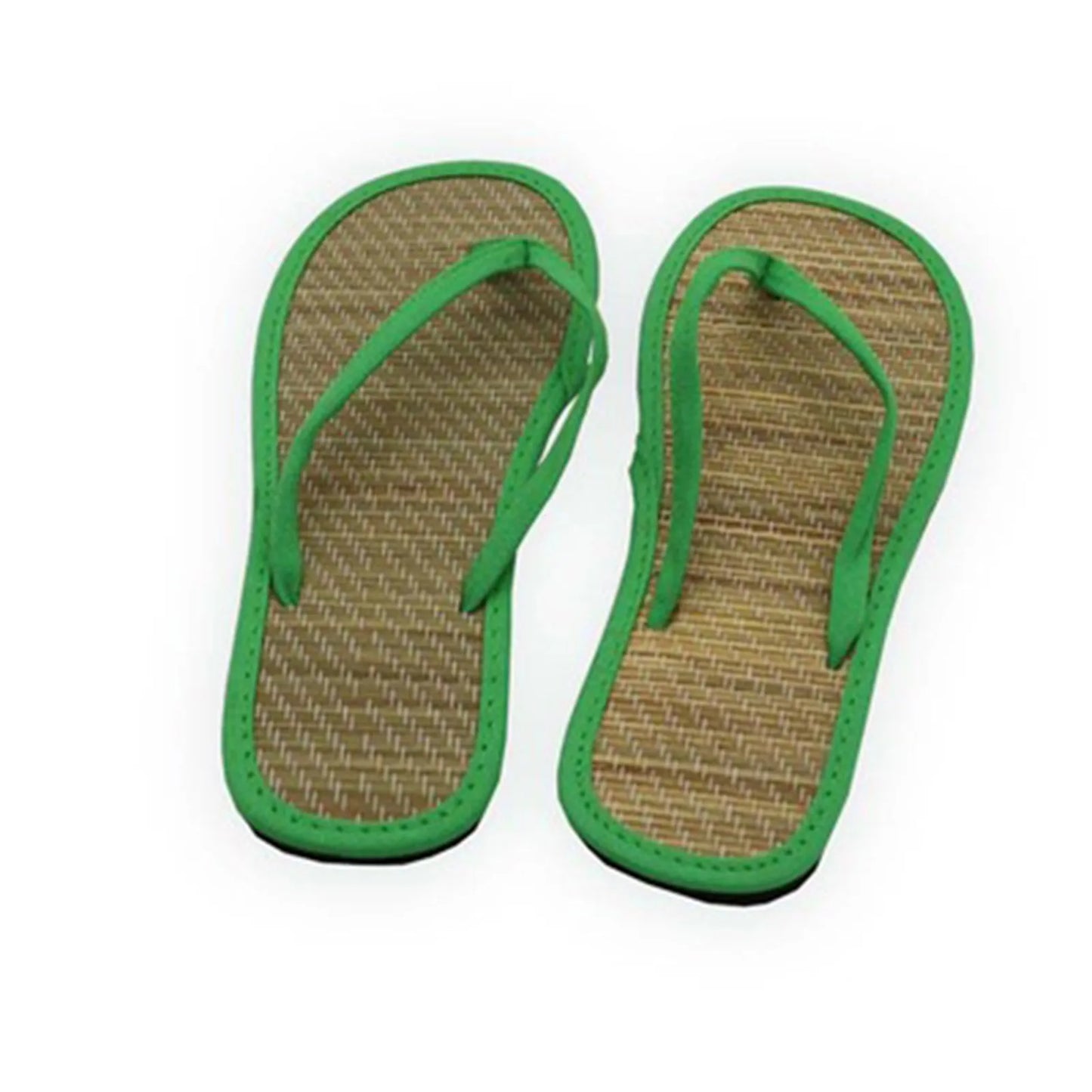Damen Flache Flip-Flops | Bequeme Rutschfeste Bambus-Rattan Sandalen | Hausschuhe für Bad & Alltag Kaufschwan®