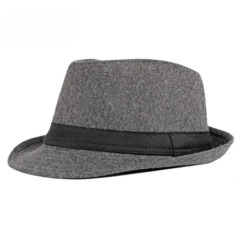 Frühling & Sommer Hüte – Herren Fedoras, Top Jazz Hüte, Bucket & Bowler Hats, Chapeau Fedora für Damen, Schwarze Hochzeitskappen Kaufschwan® Dunkelgrau