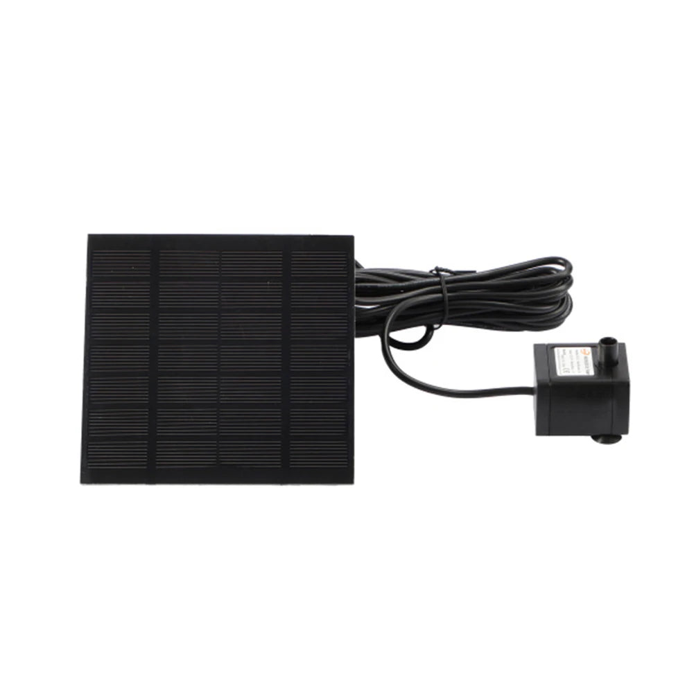 Solar-Wasserbrunnenpumpe mit Düsen – Solar-Teichpumpe Set | Für Garten, Pool, Teich & Aquarium Kaufschwan®