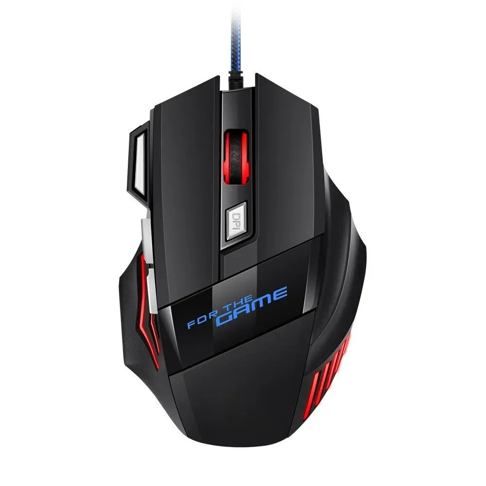 Hyperspeed RGB Gaming Maus – Ergonomische 7D USB Kabelmaus für PC & Laptop | Backlit Esports Gaming Maus Kaufschwan®