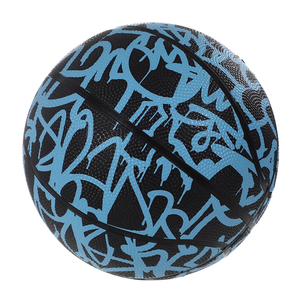 Professioneller Gummibasketball Größe 7 – Langlebiger Outdoor Trainingsball für Erwachsene & Jugendliche | Sportball für Asphalt- & Betonplätze Kaufschwan® Design 5
