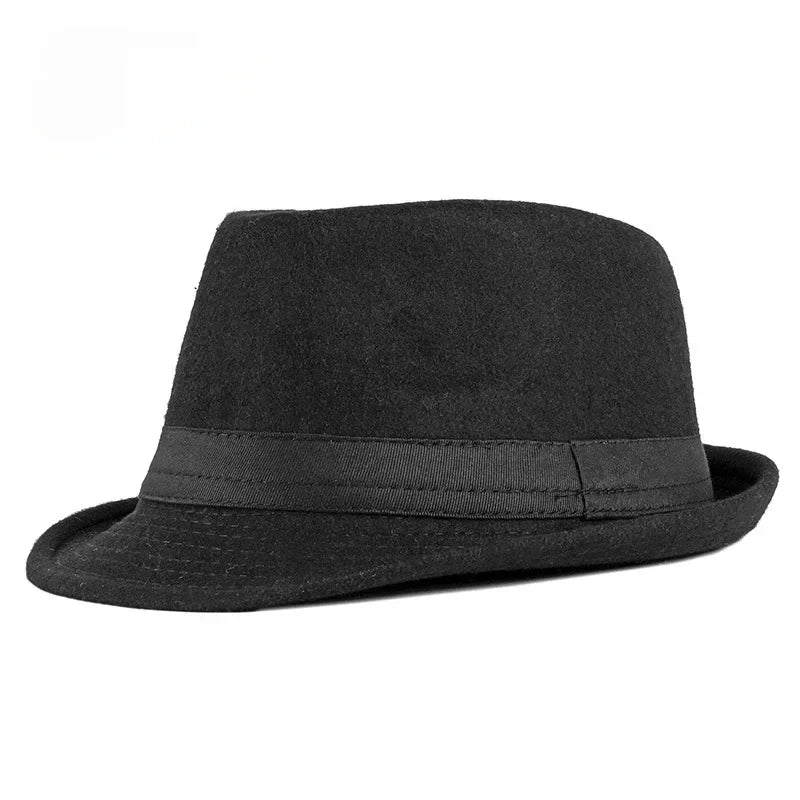 Frühling & Sommer Hüte – Herren Fedoras, Top Jazz Hüte, Bucket & Bowler Hats, Chapeau Fedora für Damen, Schwarze Hochzeitskappen Kaufschwan® Schwarz