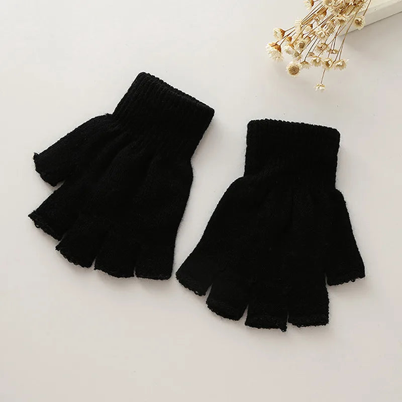 Winter Touchscreen Strickhandschuhe – Warme Unisex Vollfinger Handschuhe | Verdickte Strickhandschuhe aus Kunstwolle für Damen & Herren