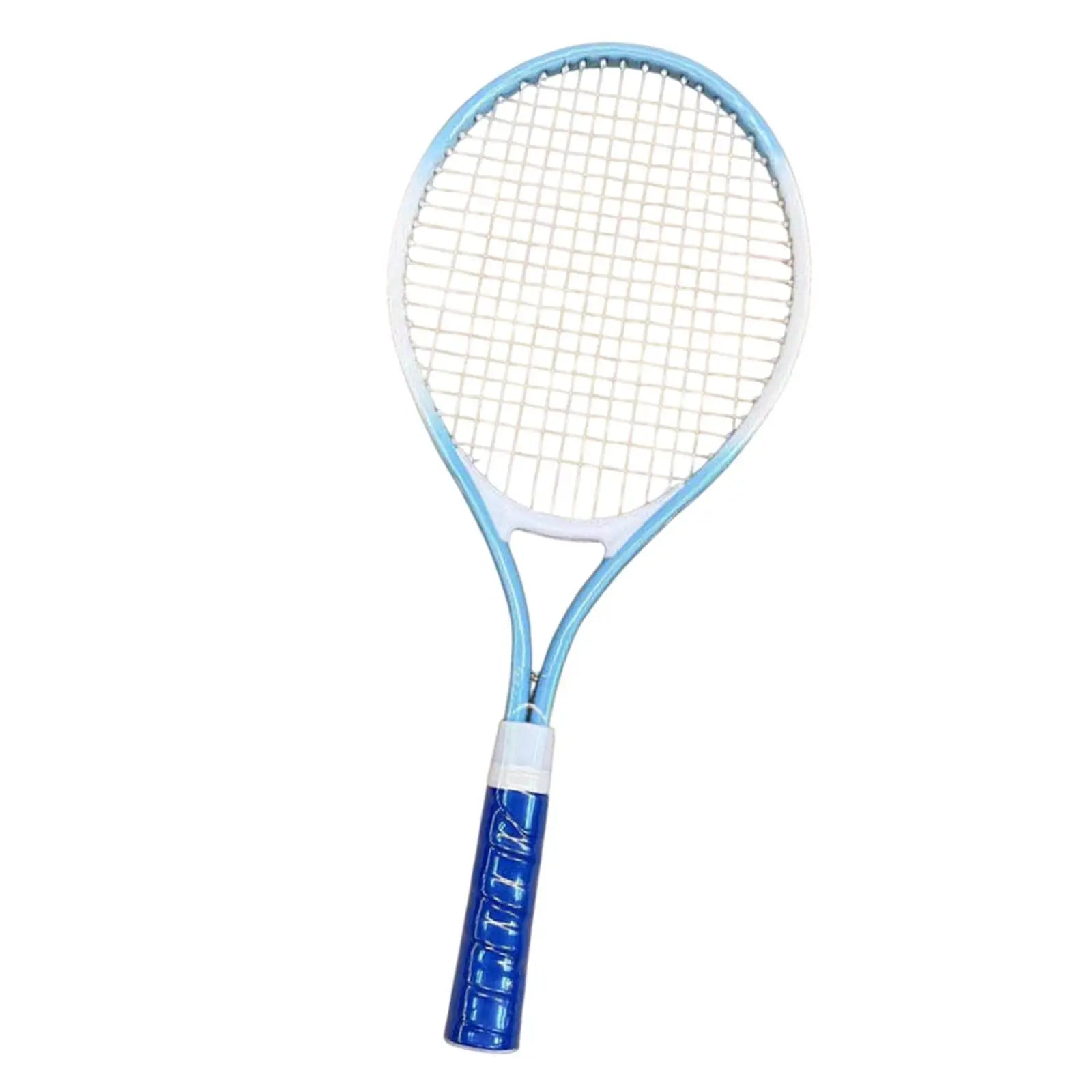 Tennis Schläger – Robuster Tennisschläger mit Hochfesten Nylon-Saiten | Praktisches Tennis Equipment für Park, Garten & Freizeitspiele Kaufschwan® Blau