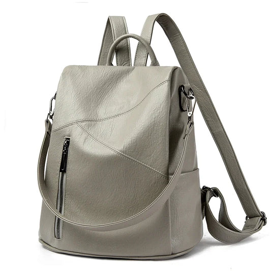 Leder Rucksack | Damen Vintage Schultertasche | Hochkapazitiver Reise- & Schulrucksack Kaufschwan®