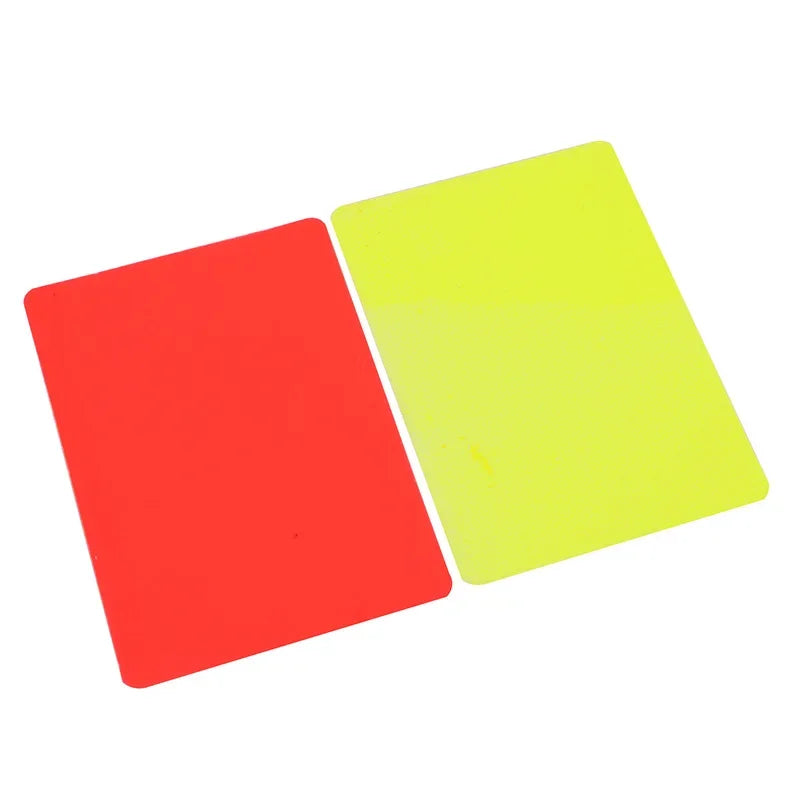 Fußball Schiedsrichter Set – Pfeife mit Rot- & Gelbkarte | Professionelles Fußball Match Zubehör & Outdoor Trainingsausrüstung Kaufschwan®