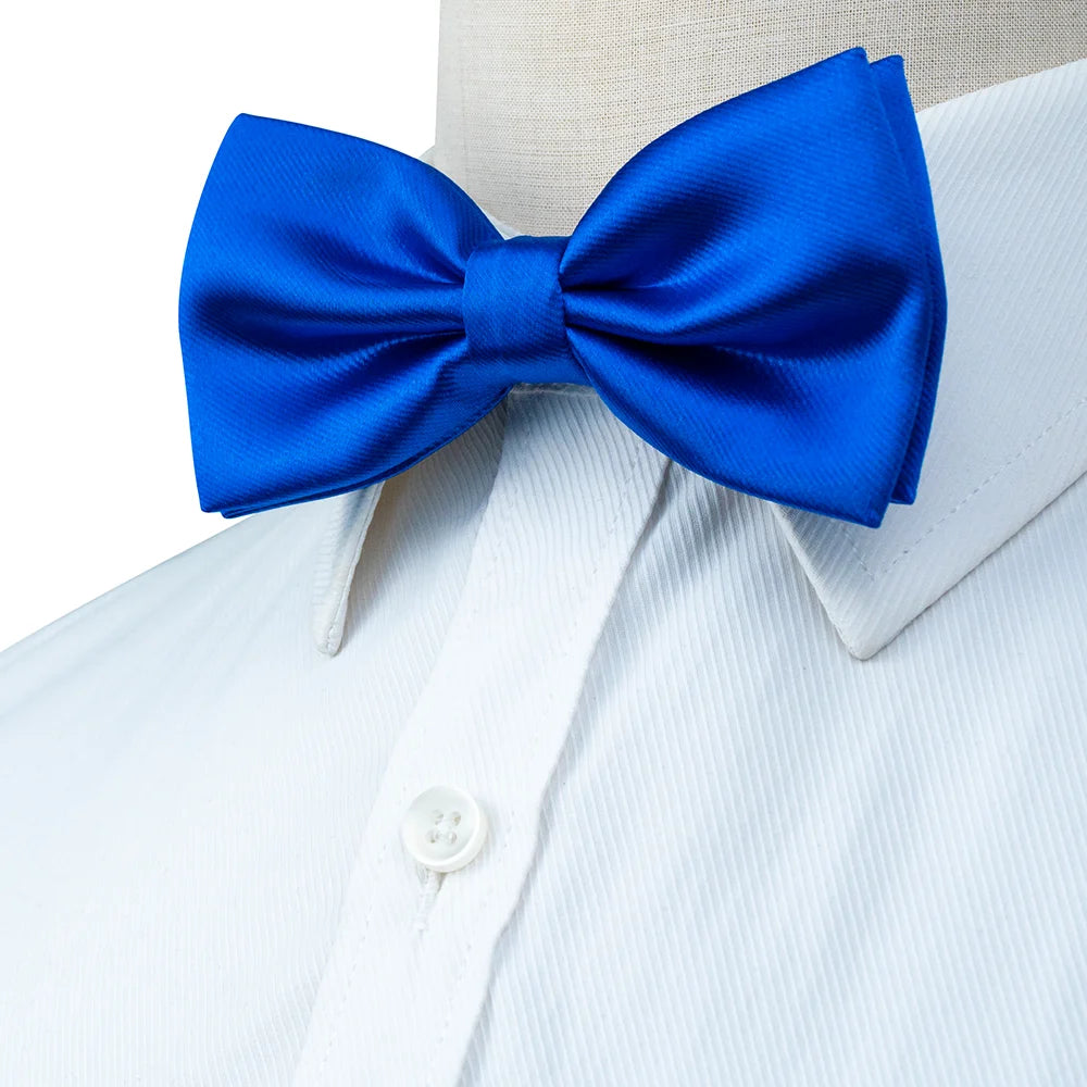 Herren Satin-Fliegen-Set – Elegante Fliege mit Manschettenknöpfen & Einstecktuch | Glänzendes Accessoire für Business & Hochzeit Kaufschwan®