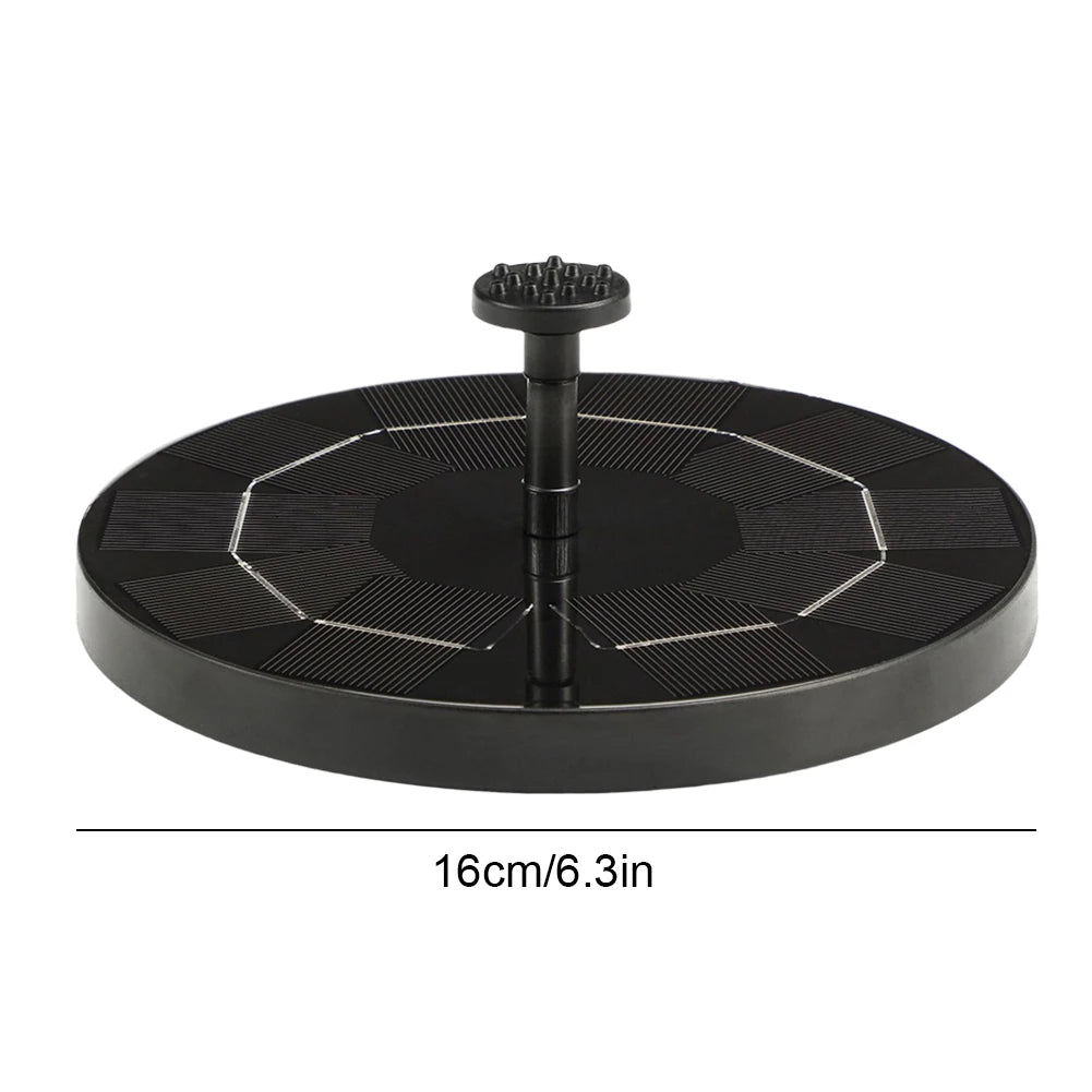 13/16/cm Schwimmende Solar-Wasserbrunnenpumpe – Solarpanel-Vogelbad-Fontäne mit 8 Düsen | Für Garten, Teich, Pool & Outdoor-Dekoration Kaufschwan®