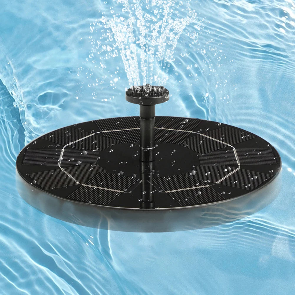13/16/cm Schwimmende Solar-Wasserbrunnenpumpe – Solarpanel-Vogelbad-Fontäne mit 8 Düsen | Für Garten, Teich, Pool & Outdoor-Dekoration Kaufschwan®