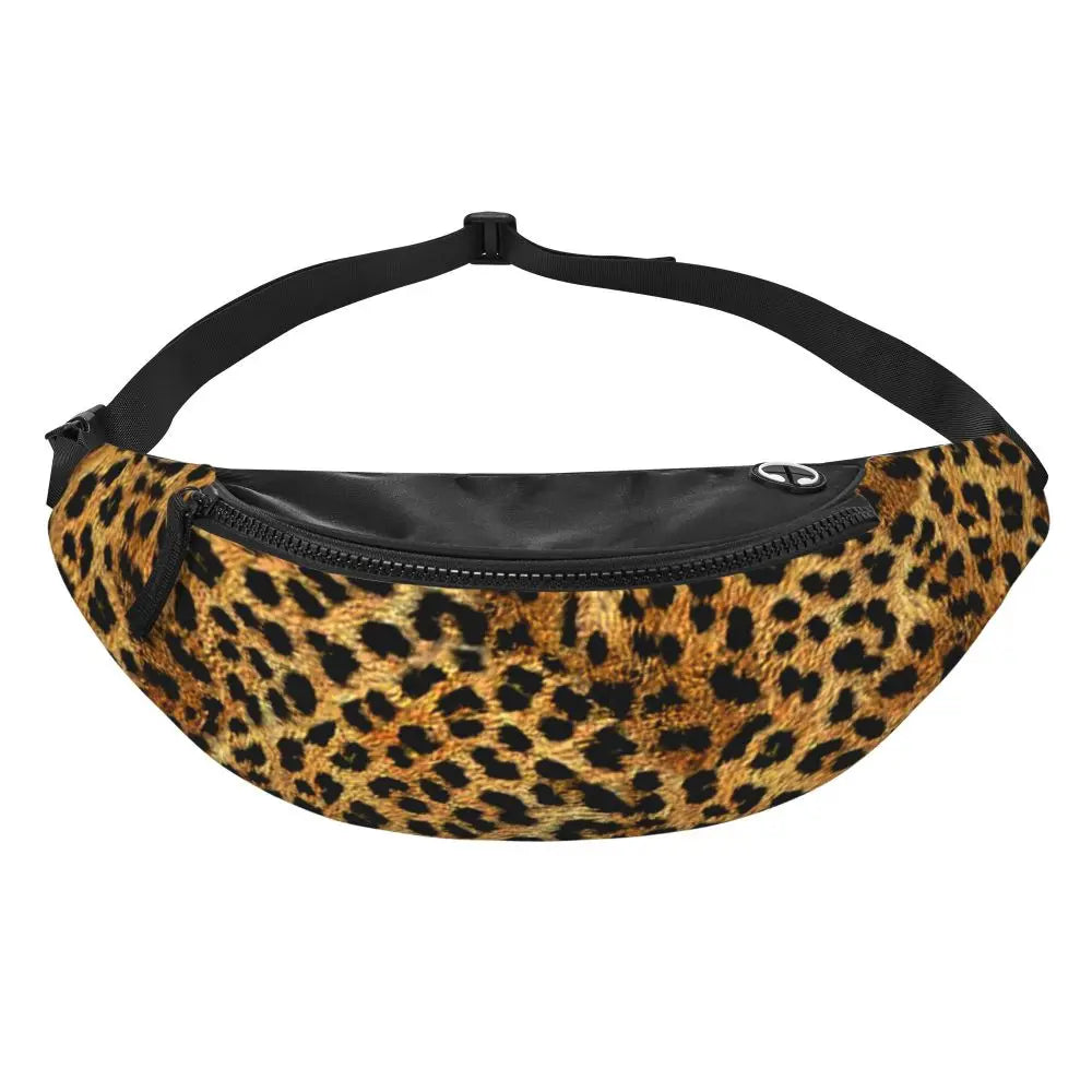 Leopardenmuster Gürteltasche – Unisex Hüfttasche | Cheetah Print Crossbody Bag für Laufen, Reisen & Handy Kaufschwan®