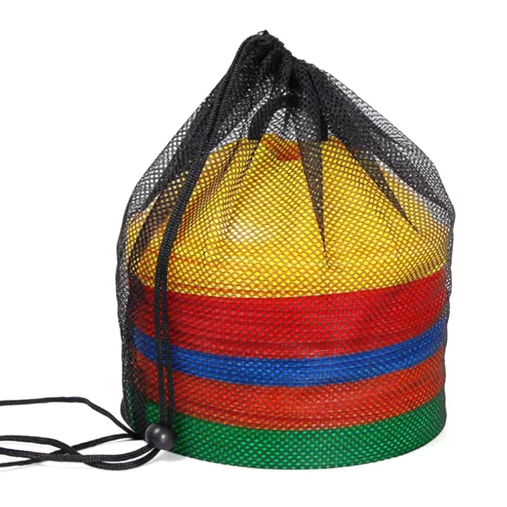 10er Set Trainingskegel – Fußball & Agility Trainingsausrüstung für Kinder & Profis | Sportmarkierungen für Geschwindigkeits- & Koordinationsübungen Kaufschwan® 10 Stück zufällige Farben
