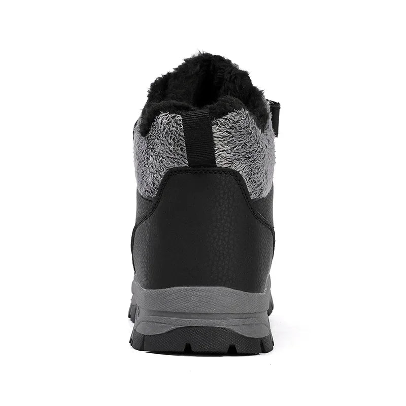 Gefütterte Winterstiefel für Damen & Herren – Wasserdichte Outdoor Schneestiefel | Rutschfeste Kurzschaft-Bergschuhe mit Warmem Fleecefutter Kaufschwan®