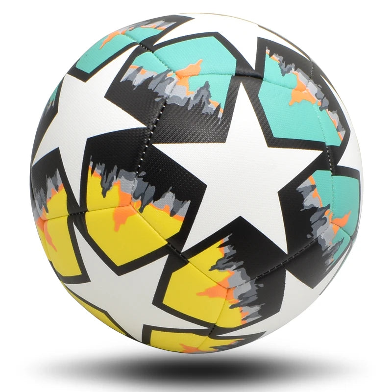 Professioneller Fußball Größe 5 – Hochwertiger Weicher PU Fußball | Outdoor Sport, Liga & Trainingsspiel Kaufschwan®