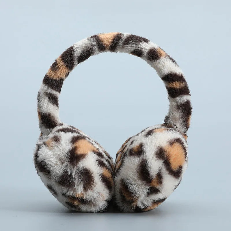Modische Winter Ohrwärmer – Damen & Mädchen Flauschige Kunstfell Earmuffs | Süße Faltbare Ohrenschützer für Outdoor, Radfahren & Ski Kaufschwan® Beige