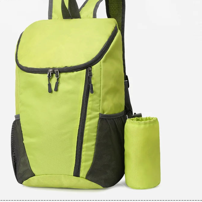 Outdoor-Reiserucksack | Wasserdichtes, Faltbares Camping- & Sporttasche | Wandern, Bergsteigen & Reise-Rucksack Kaufschwan® Grün