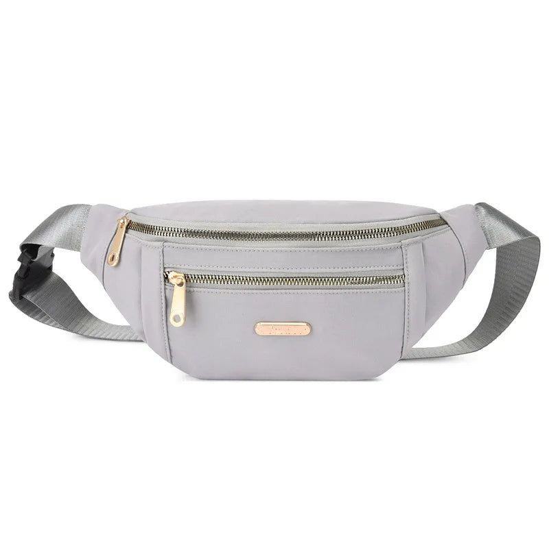 Damen Gürteltasche – Modische Fanny Pack mit Reißverschluss | Brusttasche, Schultertasche & Reise Bauchtasche Kaufschwan®