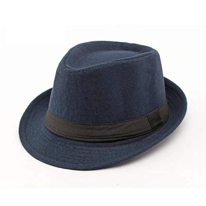 Frühling & Sommer Hüte – Herren Fedoras, Top Jazz Hüte, Bucket & Bowler Hats, Chapeau Fedora für Damen, Schwarze Hochzeitskappen Kaufschwan® Tiefblau