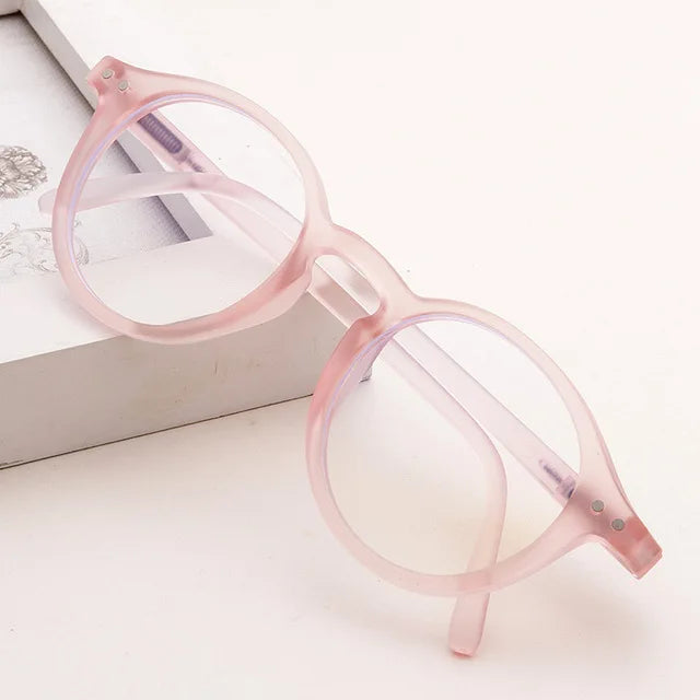 Fashion Kids Anti-blue Light Glasses Vintage Round Frame Boys Girls Computer Glasses Protection Eyeglasses Plain Glasses Kaufschwan® PK