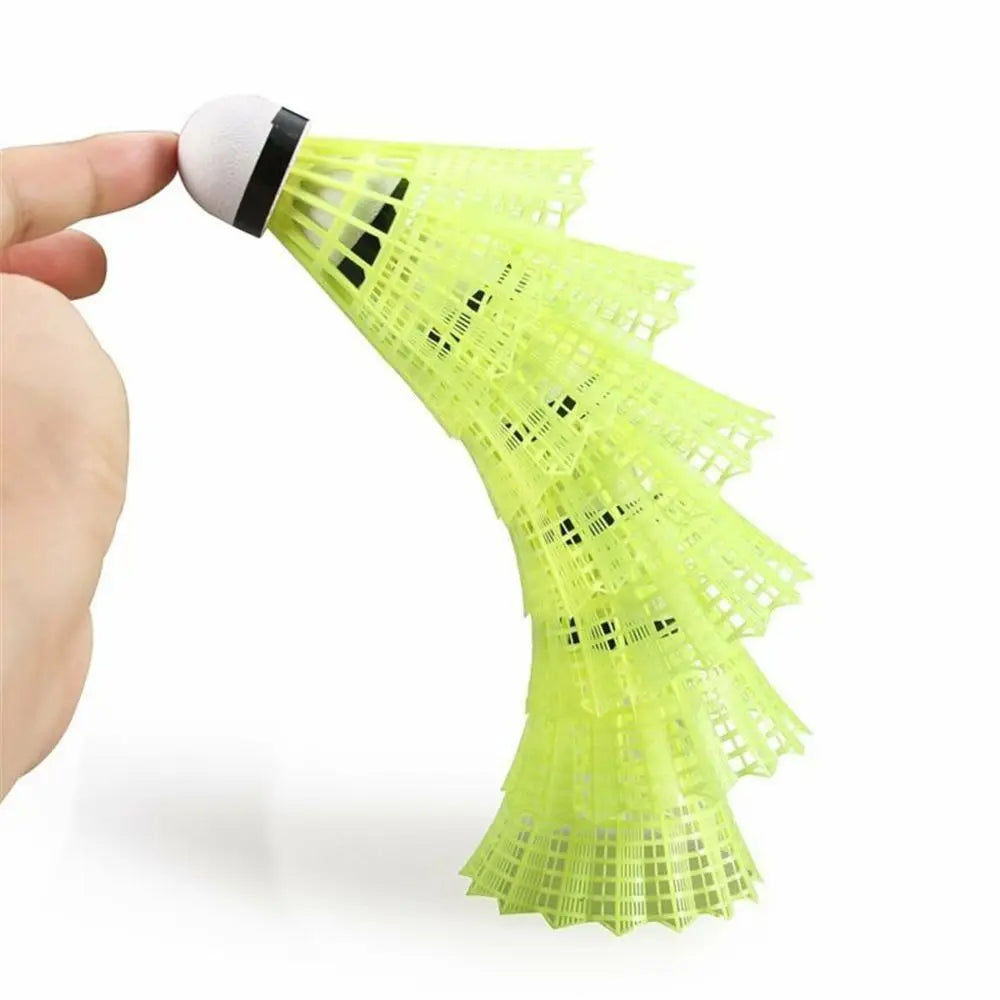 3/6 Stück Langlebige Gelbe Nylon Federbälle – Trainings Federbälle für Indoor & Outdoor Badminton Kaufschwan®
