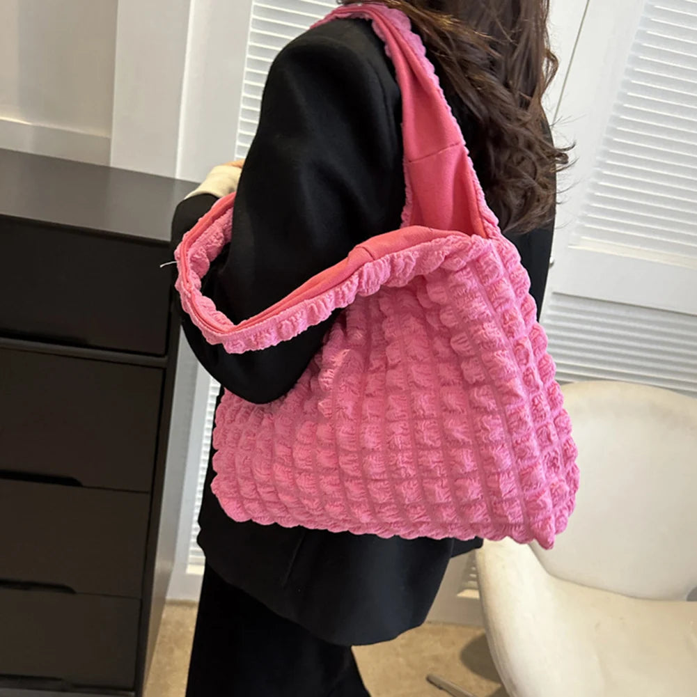 Elegante Falten Cloud Handtasche – Damen Schultertasche in Bonbonfarben | Große Kapazität Tote Bag für Alltag & Shopping Kaufschwan®