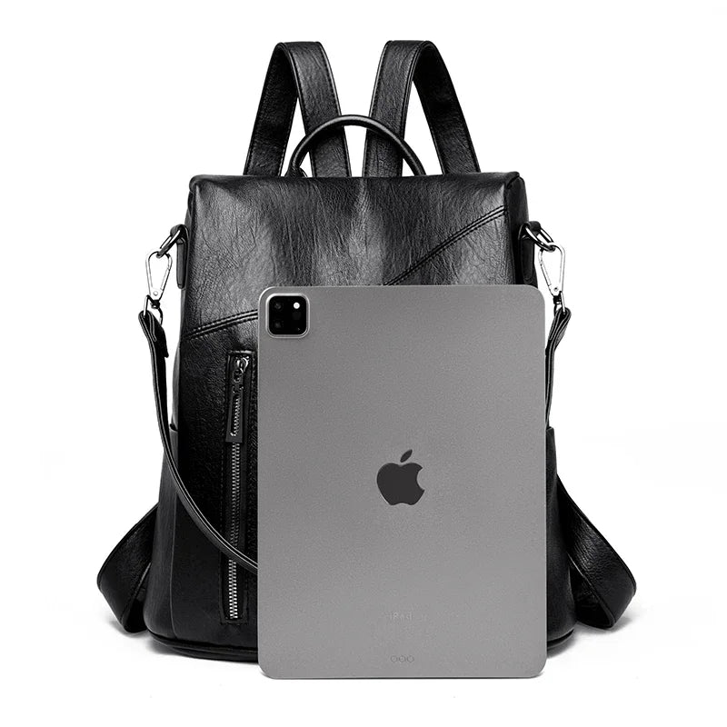 Leder Rucksack | Damen Vintage Schultertasche | Hochkapazitiver Reise- & Schulrucksack Kaufschwan®