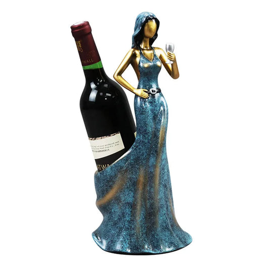 Weinflaschenhalter – Stilvoller Moderner Flaschenständer | Wein-, Bier- & Whisky-Halter für Zuhause & Bar Dekoration