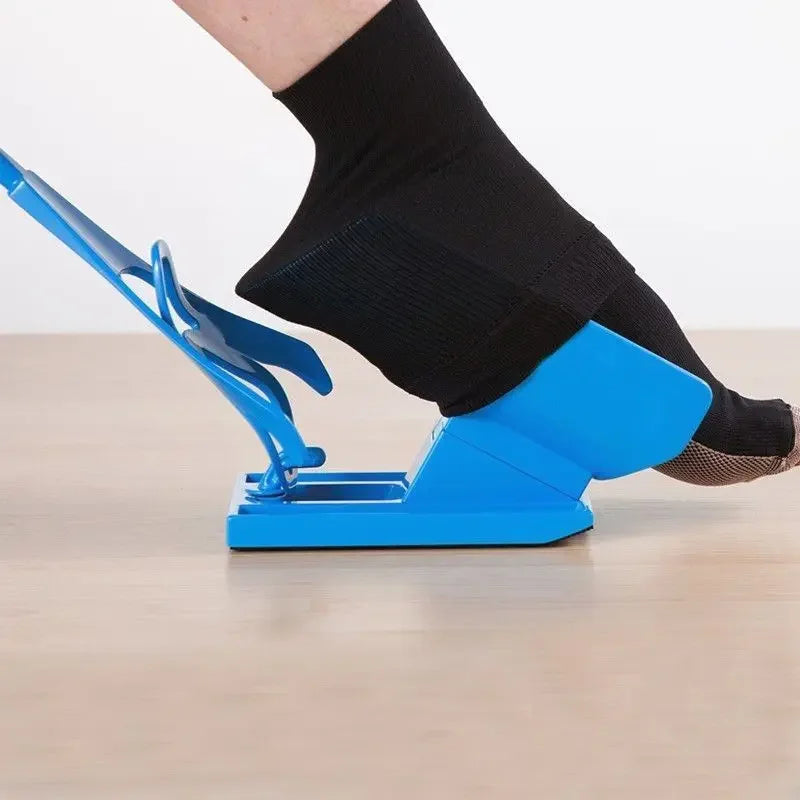 1 Stück Sockenanziehhilfe für Senioren – Tragbare Flexible Sockenhilfe mit Einzigartigem Wiegen-Design | Anziehhilfe für Ältere & Rehabilitationsbedarf Kaufschwan®