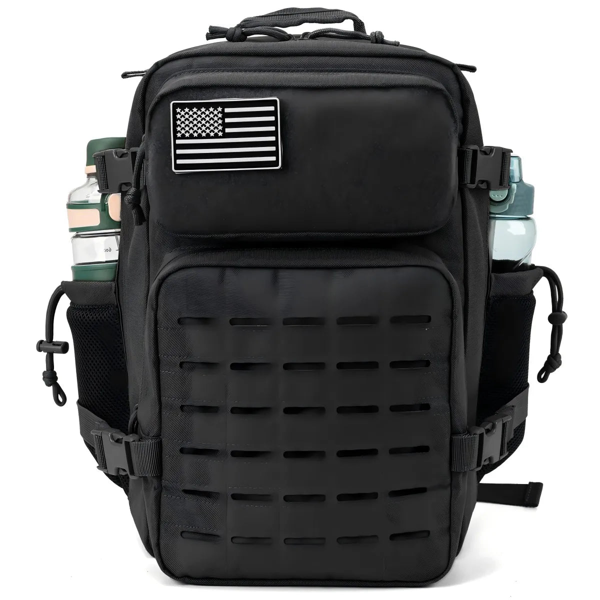 25L Rucksack | Outdoor Survival, Wandern & Fitness | Rucksack für Damen & Herren mit Doppel-Flaschenhalter Kaufschwan®
