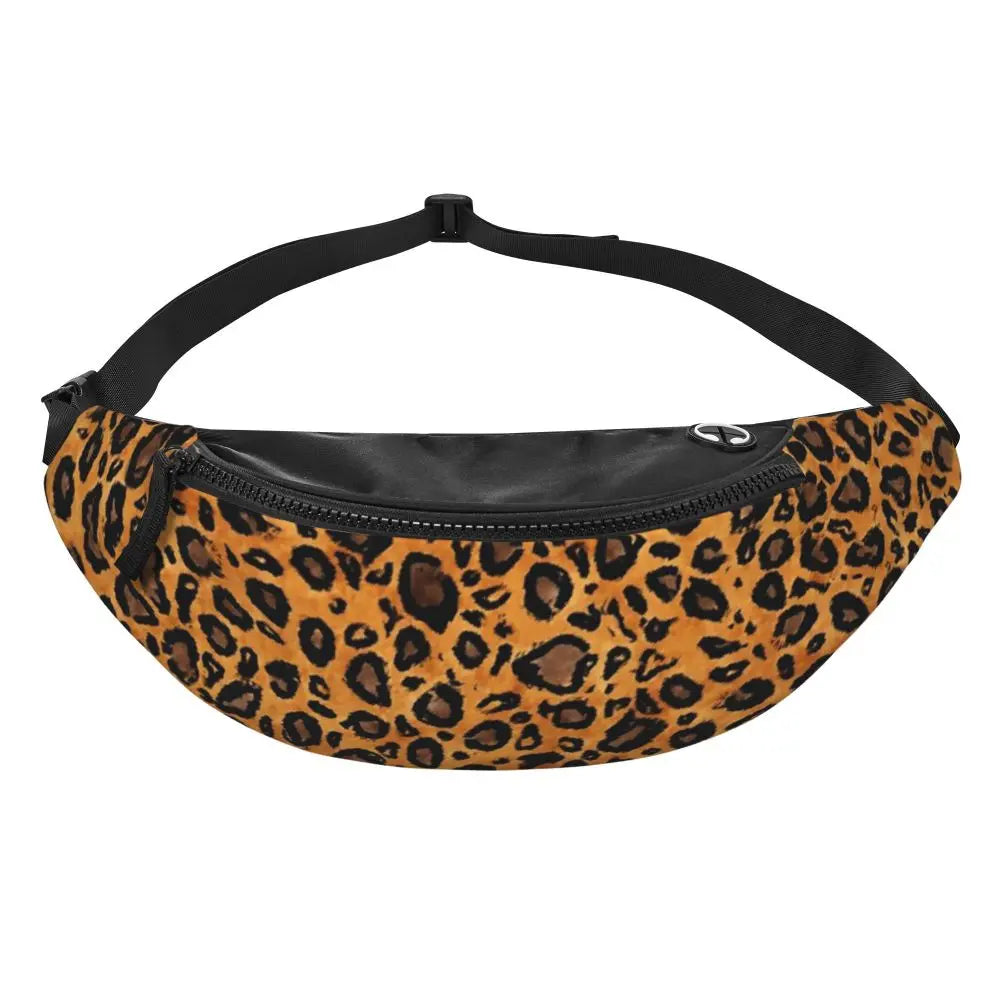 Leopardenmuster Gürteltasche – Unisex Hüfttasche | Cheetah Print Crossbody Bag für Laufen, Reisen & Handy