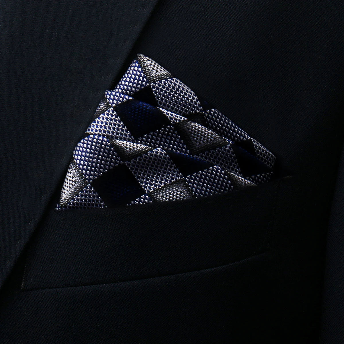Neues Stil Herren Einstecktuch – Schwarzes Taschentuch Anzug Accessoire für Hochzeit, Party & Geburtstagsgeschenk Kaufschwan®