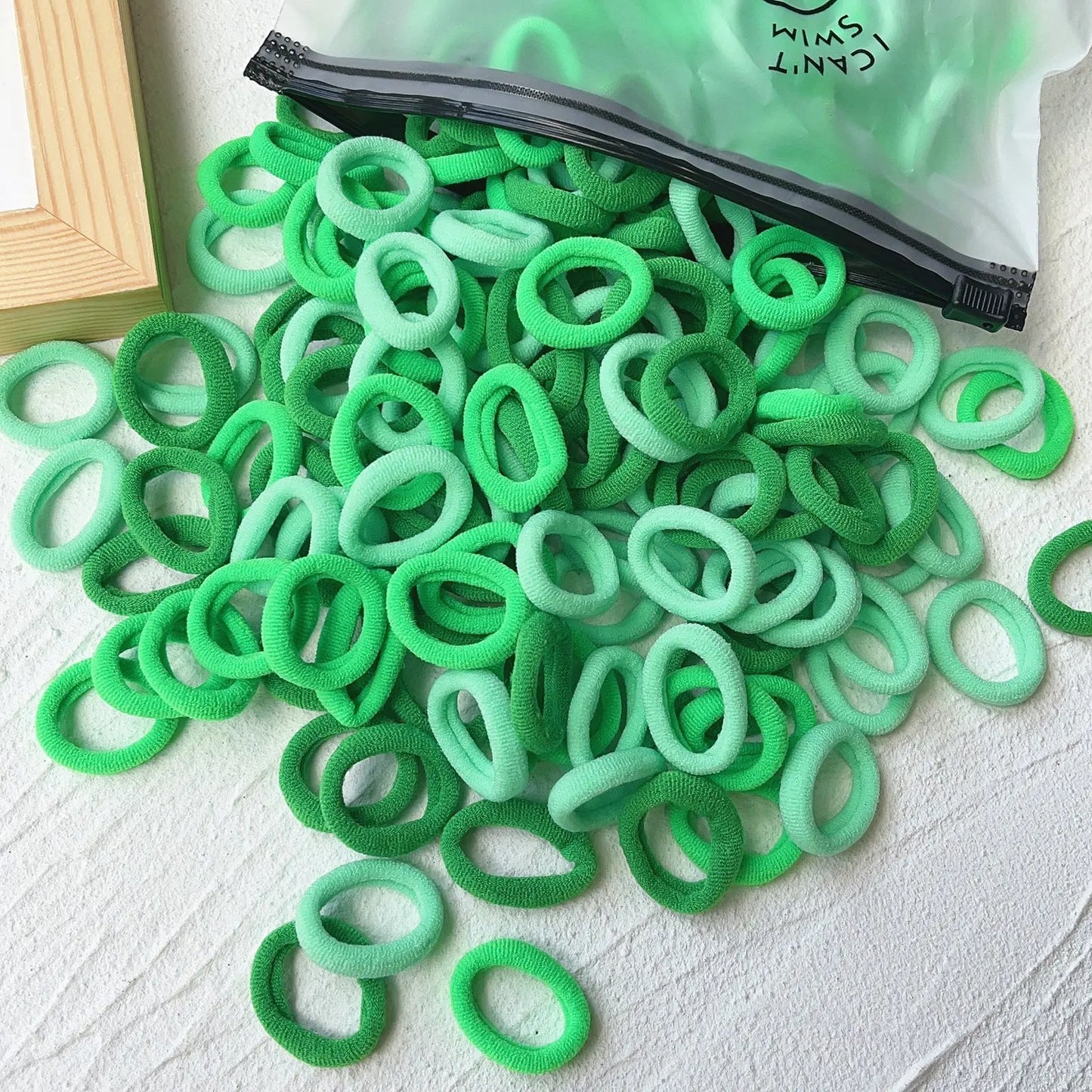20/50 Stück Elastische Haargummis für Kinder | Bunte Süße Scrunchies & Haargummis für Mädchen & Babys | Weiche Haar-Accessoires