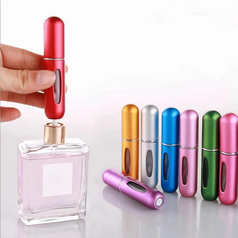 5ml Perfume Refill Bottle Portable Mini Refillable Spray Jar Scent Pump Empty Cosmetic Containers Atomizer for Travel Tool Hot Kaufschwan®