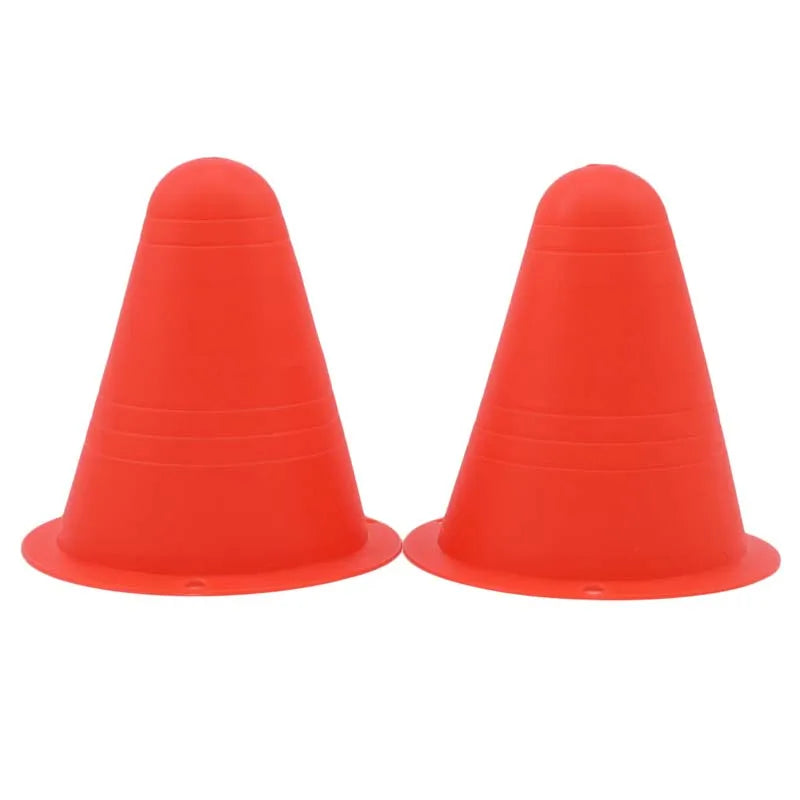 10er Set Trainingskegel – Weiche Sportmarkierungen für Fußball, Skaten, Rugby & Fitnessübungen Kaufschwan®