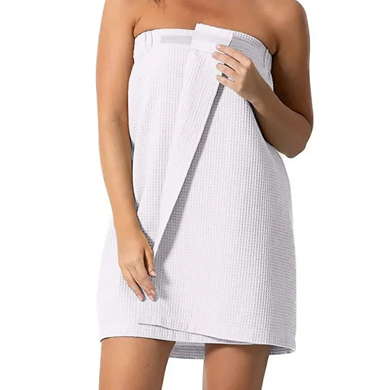 Damen Schnelltrocknendes Badehandtuch als Wickelrock – Spa-, Fitnessstudio-, Pool- & Reise-Bademantel Kaufschwan®