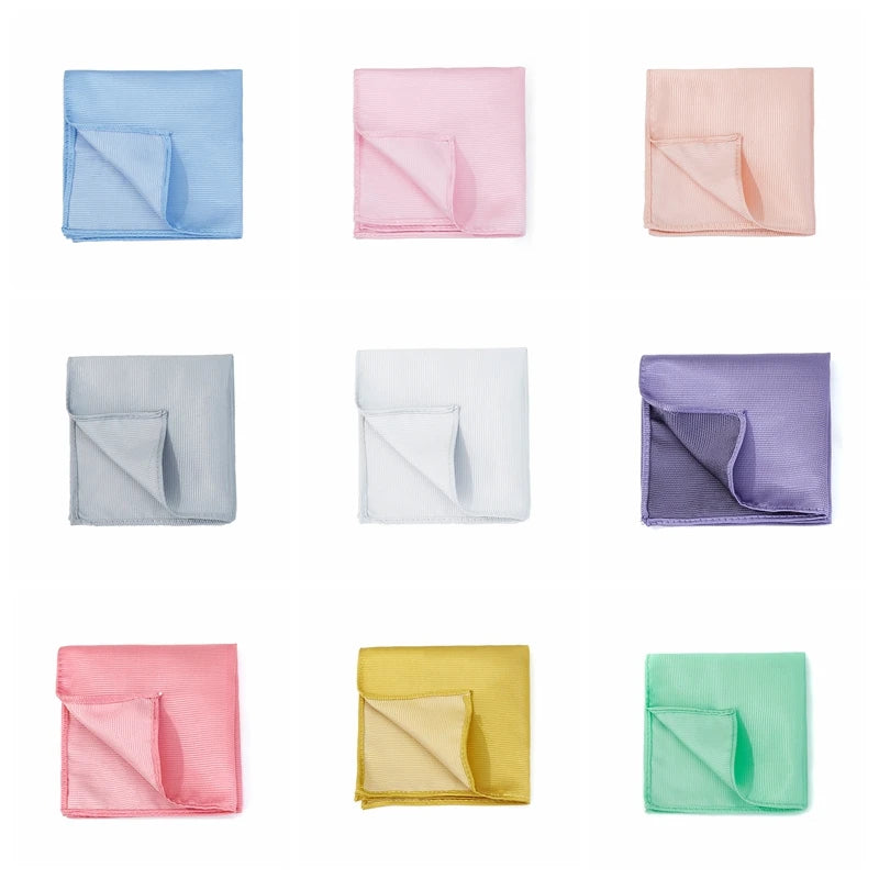 Klassisches Herren Einstecktuch – Mehrfarbig, Einfarbig & Gestreift, Elegantes Business-Accessoire für Anzüge Kaufschwan®
