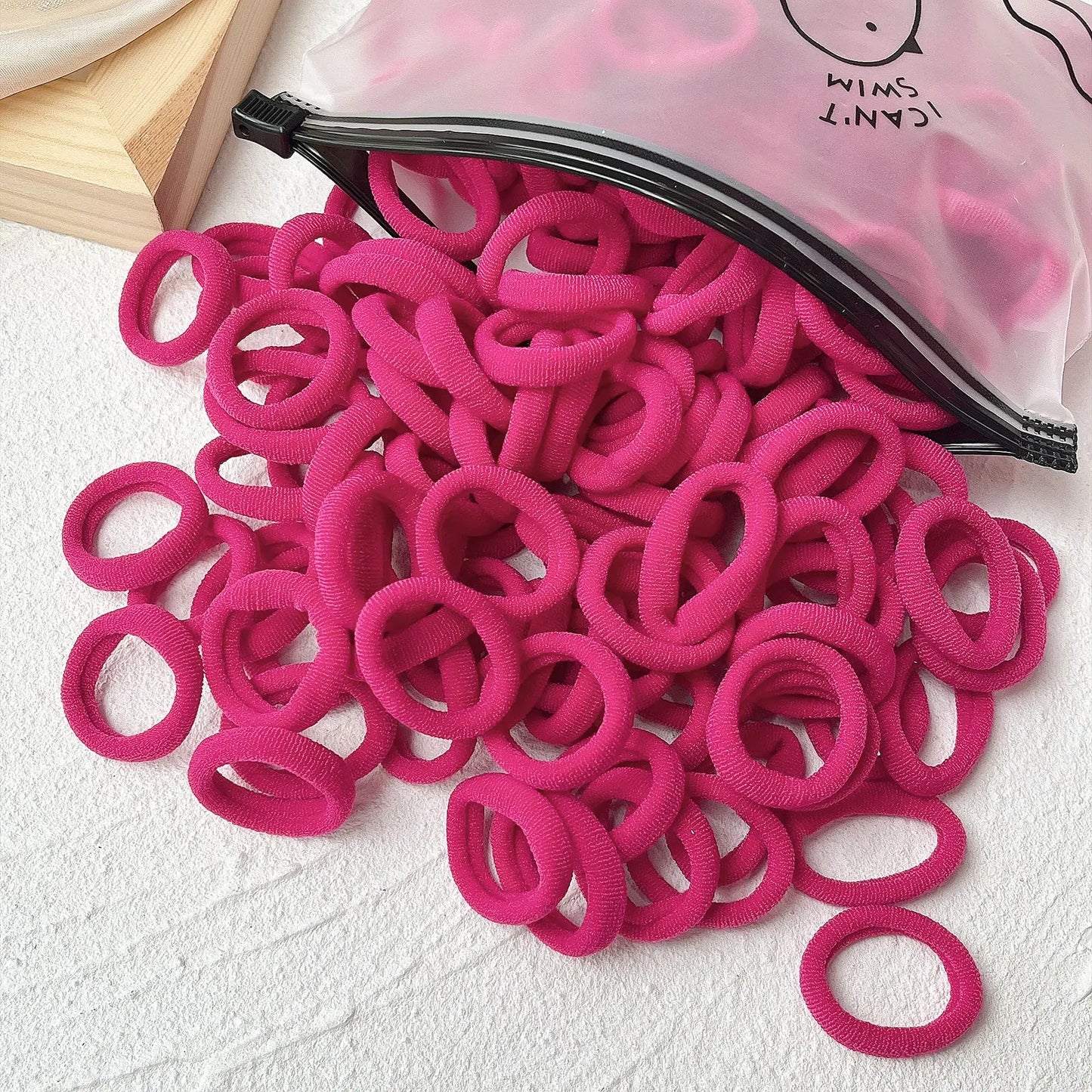 20/50 Stück Elastische Haargummis für Kinder | Bunte Süße Scrunchies & Haargummis für Mädchen & Babys | Weiche Haar-Accessoires