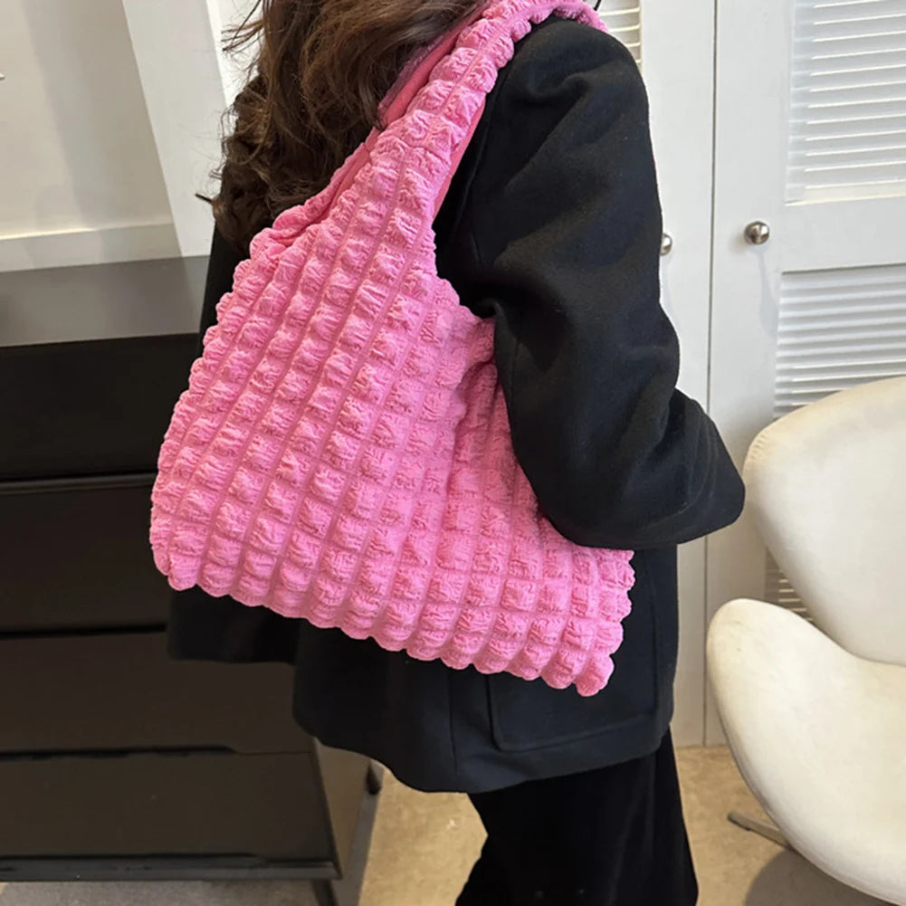 Elegante Falten Cloud Handtasche – Damen Schultertasche in Bonbonfarben | Große Kapazität Tote Bag für Alltag & Shopping Kaufschwan®