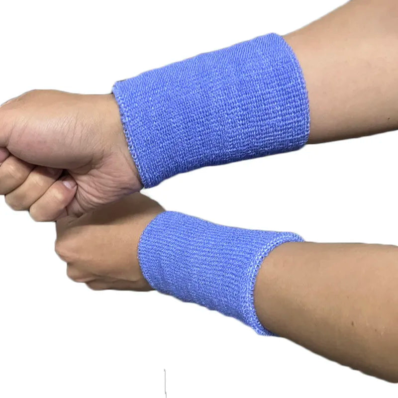 2 Stück Sport Schweißbänder – Schweißabsorbierende Tennis & Fitness Armbänder | Atmungsaktive Elastische Handgelenkbänder für Damen & Herren Kaufschwan®