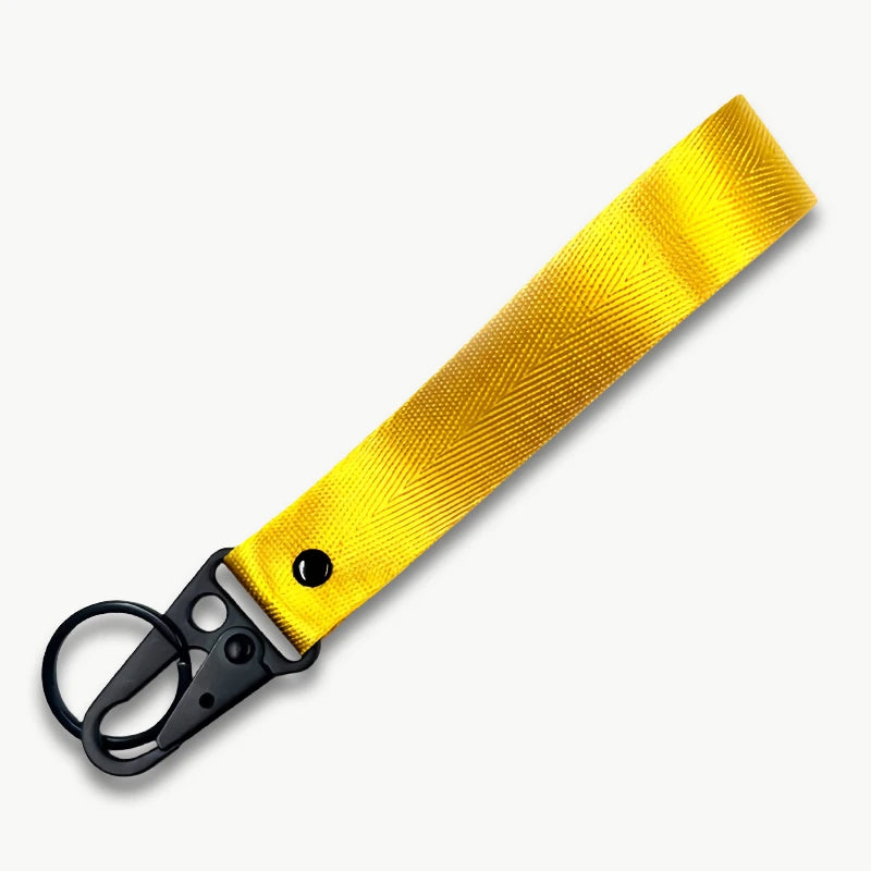 Personalisierter Schlüsselanhänger fürs Handgelenk – Mit eigenem Text oder Logo | Lanyard mit Clip für Auto & Motorrad, Unisex Design