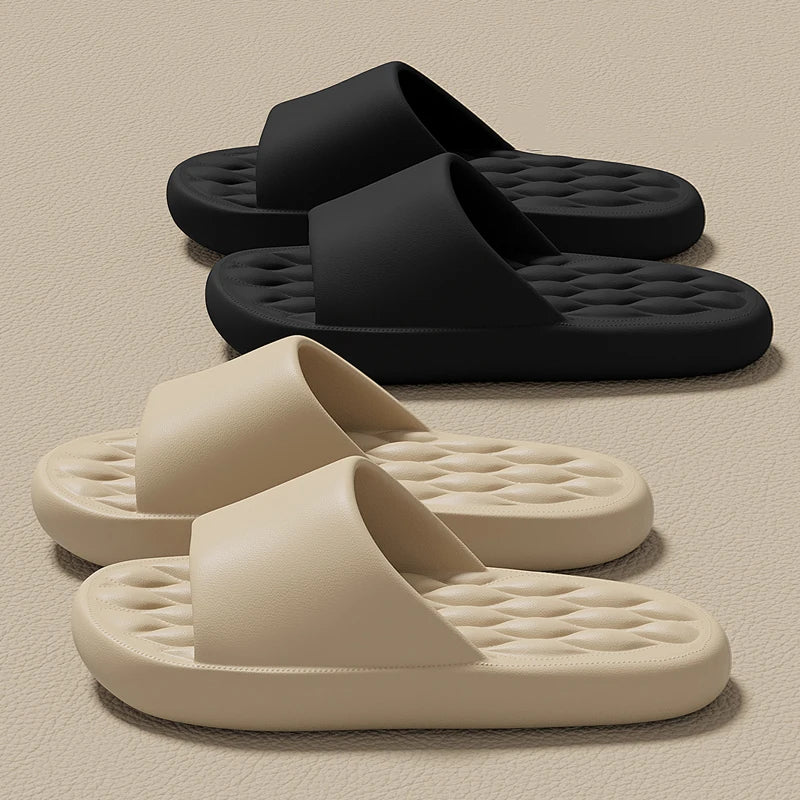 Große Größe 48–49 Sommer-Hausschuhe | Rutschfeste EVA-Bad-Slides | Leichte Strandsandalen für Damen & Herren | Partner-Schuhe Kaufschwan®