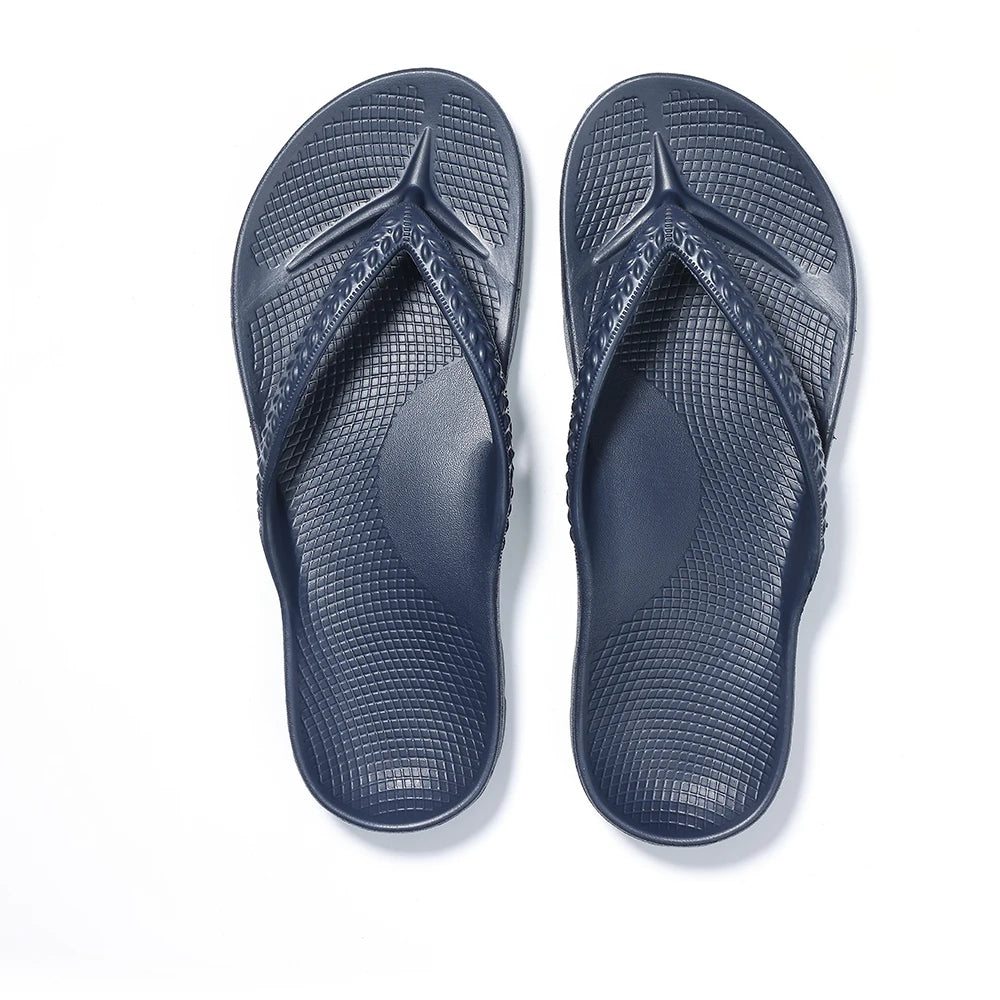 Flip-Flops für Herren | Sommer-Orthopädische Sandalen | Plantarfasziitis-Linderung | Weiche, Leichte Hausschuhe