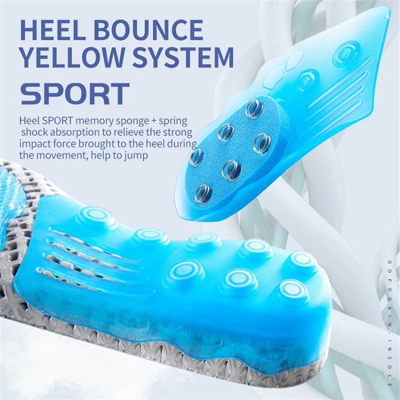 Silikon Orthopädische Schuhsohlen Einlegesohlen | EVA Feder Fußgewölbe-Unterstützung bei Plattfüßen & Plantarfasziitis Kaufschwan®