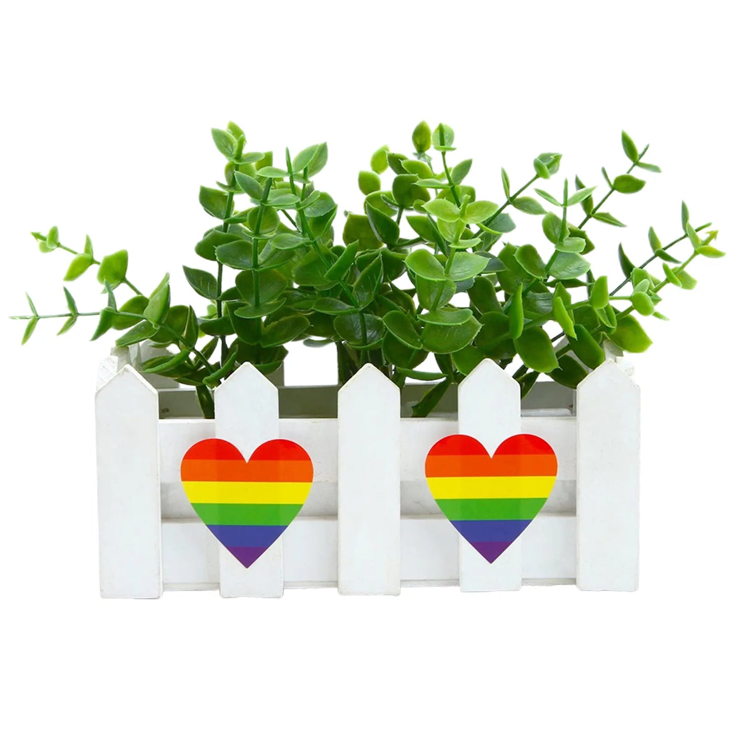 500 Stück Pride Aufkleber – Regenbogen Herz & Quadrat Etiketten | 3,8cm/2,5cm Klebeaufkleber für Tasse, Tasche, Vase & DIY-Dekoration