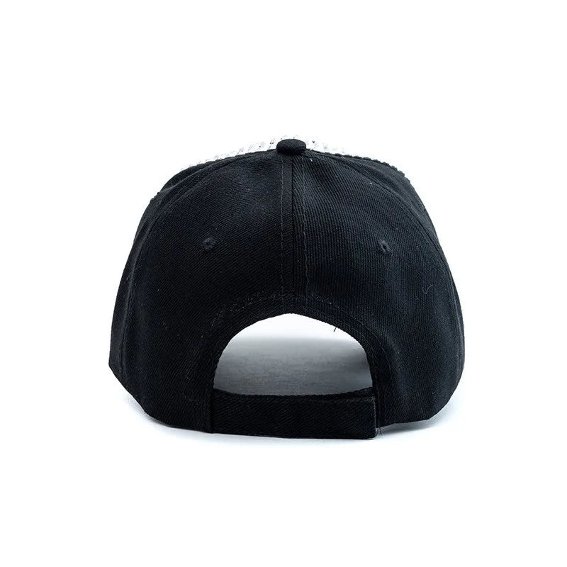 Damen Rhinestone Baseballkappe | Sommer & Herbst Sonnenhut für Damen | Koreanischer Stil Fashion Hip-Hop Reise Kappe Kaufschwan®