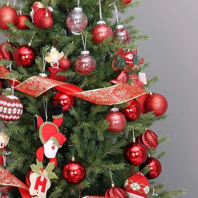 Glitzer Weihnachtskugeln – Bruchsichere Christbaum Anhänger | Festliche Deko für Weihnachten, Hochzeit & Feierlichkeiten
