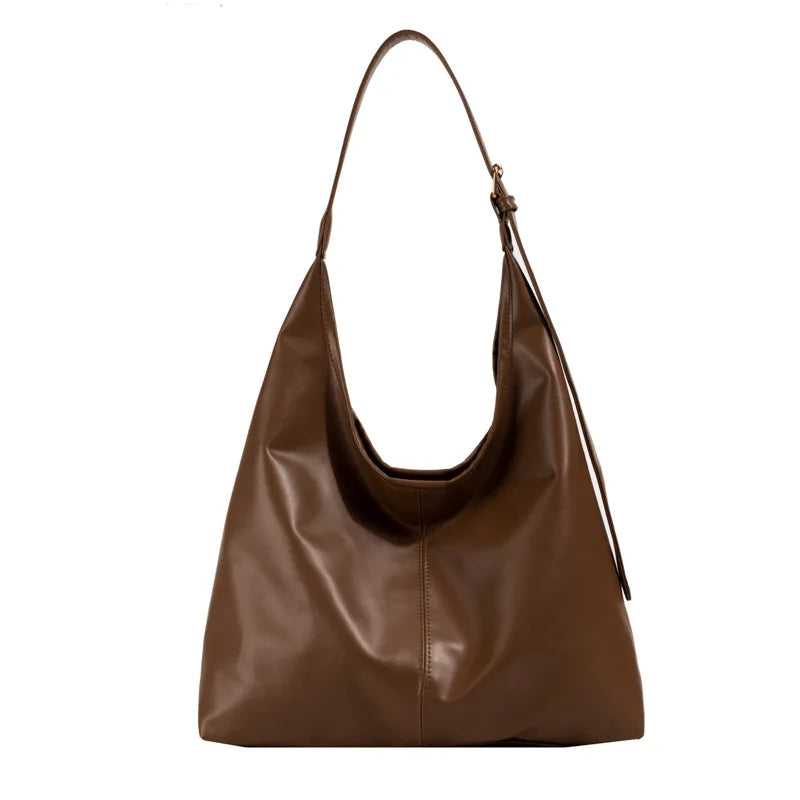 Große Damen Tote Tasche für Eine Schulter – Lässige & Vielseitige Crossbody Handtasche | Modische Schlichte City Tasche