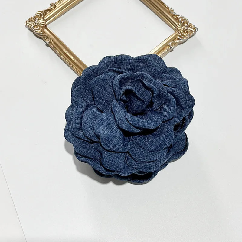 Stoff-Rosen-Haarklammern – Elegante Haaraccessoires für Damen & Mädchen