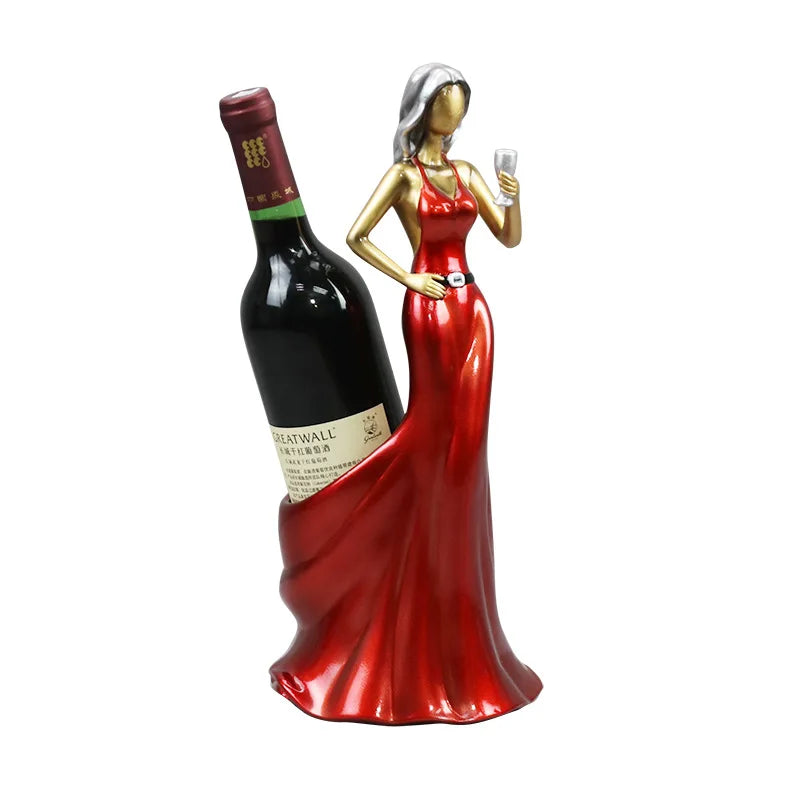 Weinflaschenhalter – Stilvoller Moderner Flaschenständer | Wein-, Bier- & Whisky-Halter für Zuhause & Bar Dekoration